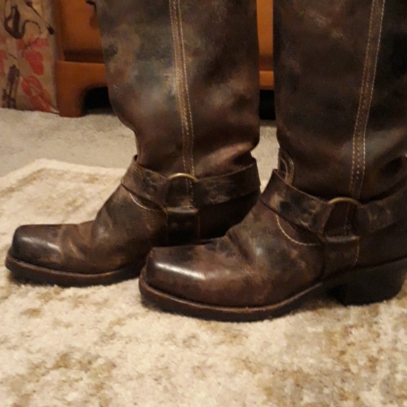 Frye Shoes - Frye Harness Boots-Free Shipping
